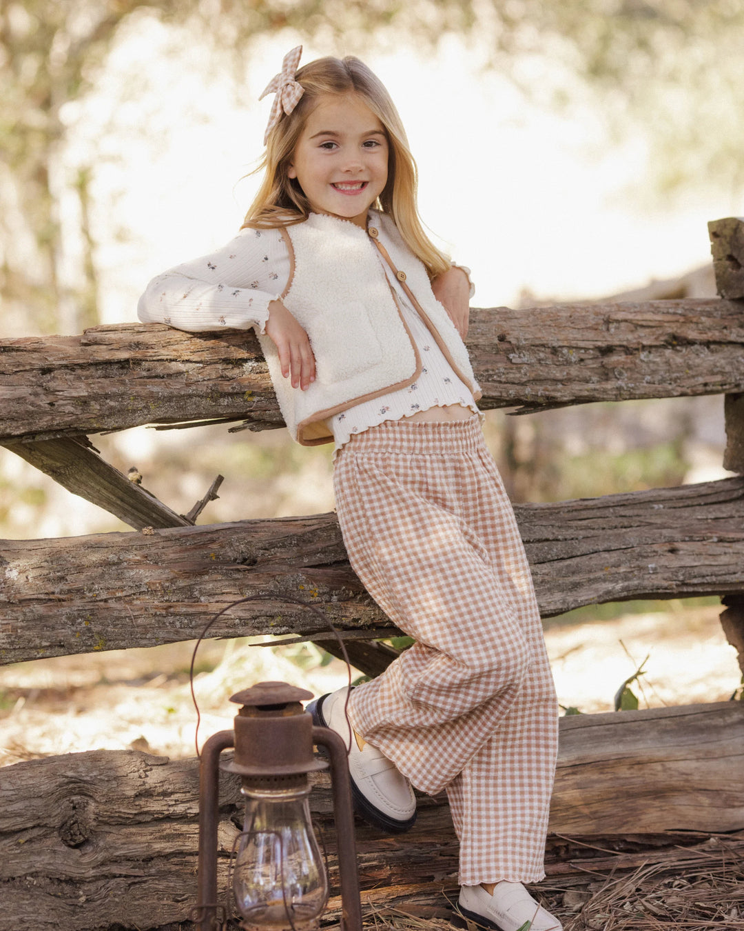Rylee + Cru Sherpa Vest - Natural