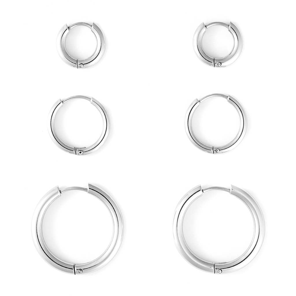 Bronwen Handy Huggie Hoops - Small 