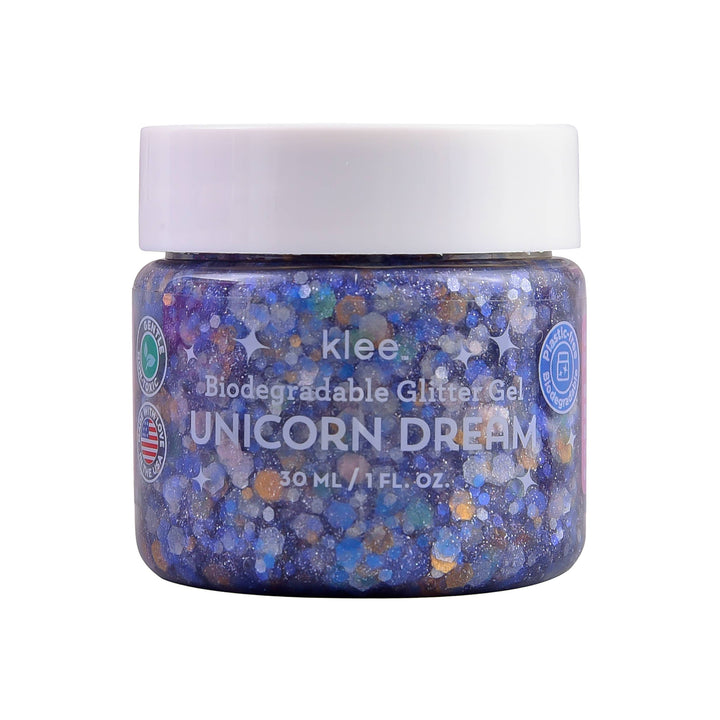 Klee Kids Biodegradable Glitter Gel,  1 oz - Unicorn Dream