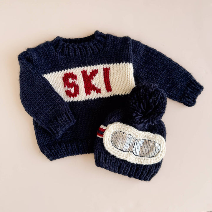 The Blueberry Hill Ski Sweater - Navy