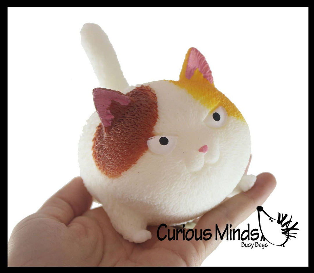Angry Cat Soft Fluff Doh Squeeze Stress Balls  -