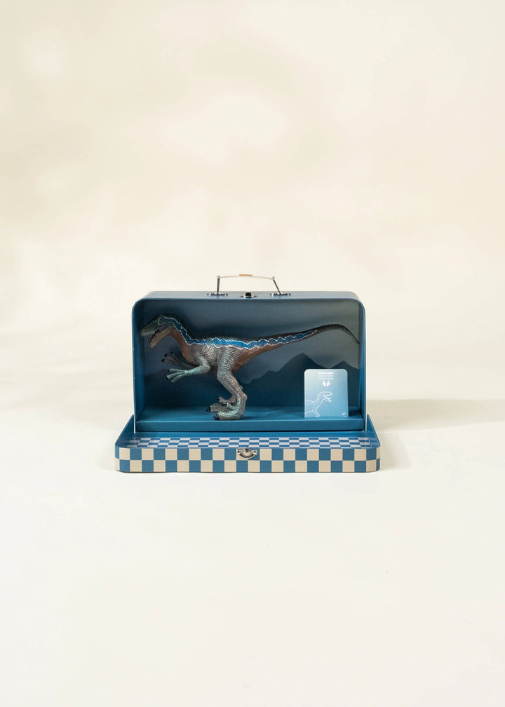 Coco Village Velociraptor Dinosaur in a Collectible Box