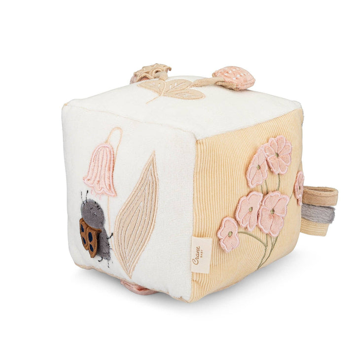 Crane Baby Soft Activity Cube - Violet