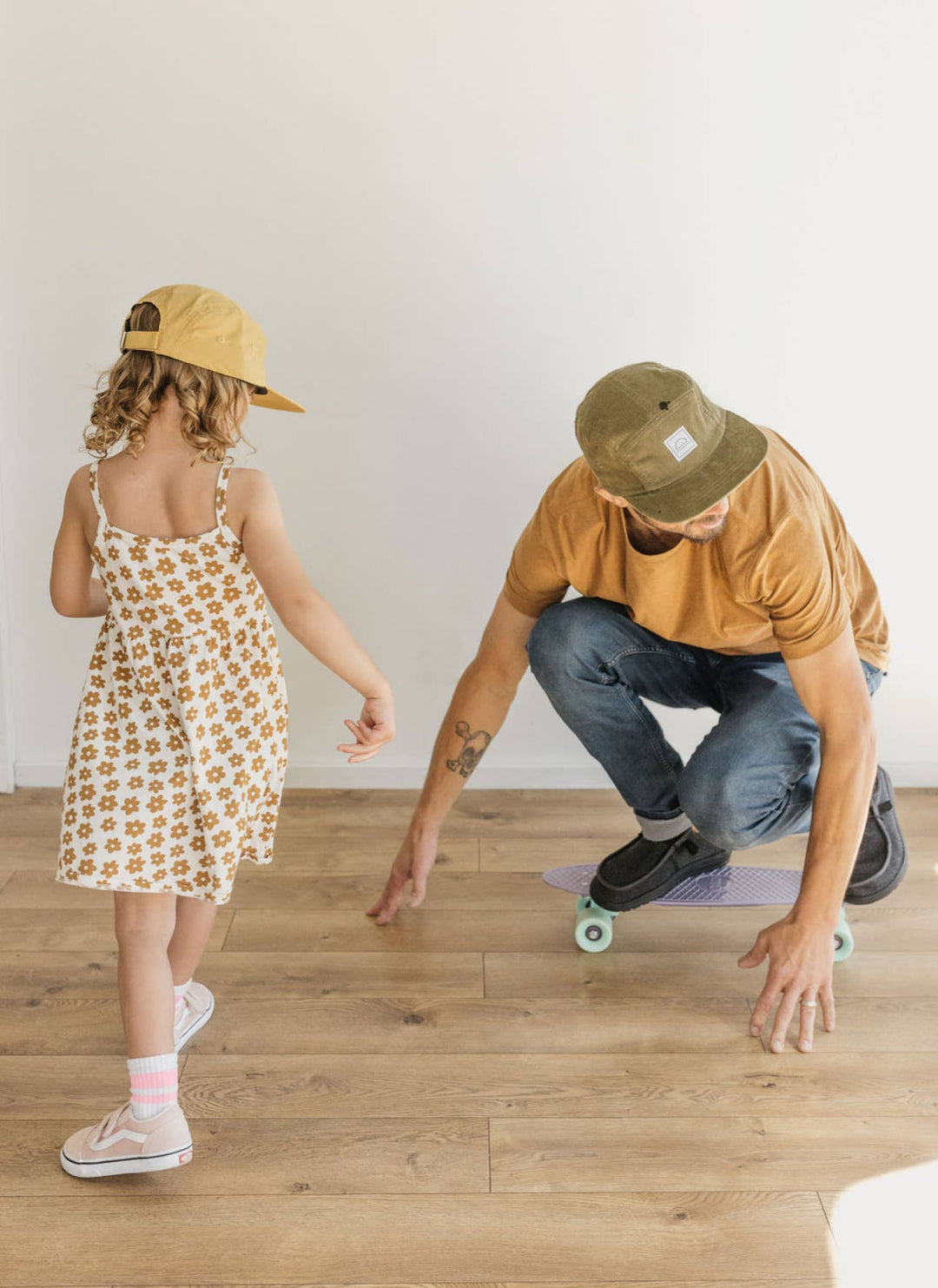 Hey August Corduroy Five-Panel Hat - Moss