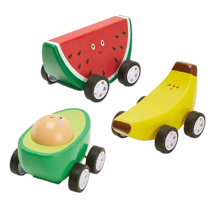 Kikkerland Fruit-Fun Pullback Car
