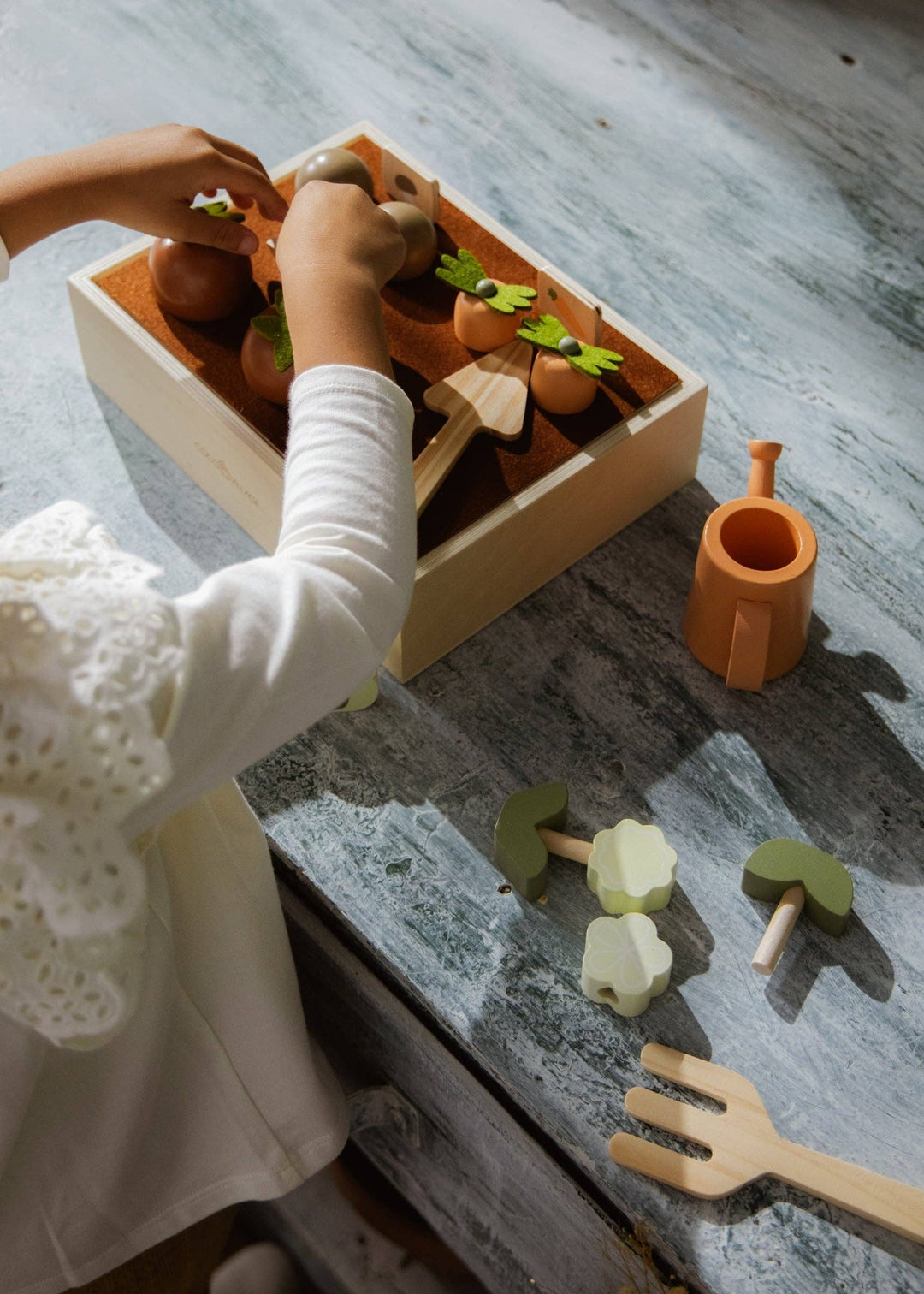 Coco Village Wooden Gardening Playset And Accessories