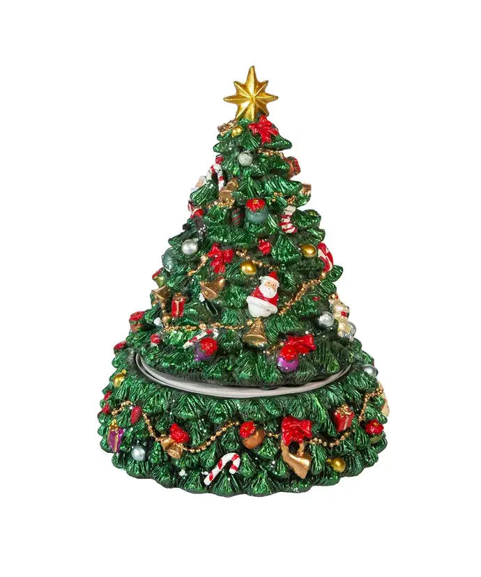 Kurt S. Adler Christmas Tree Revolving Music Box