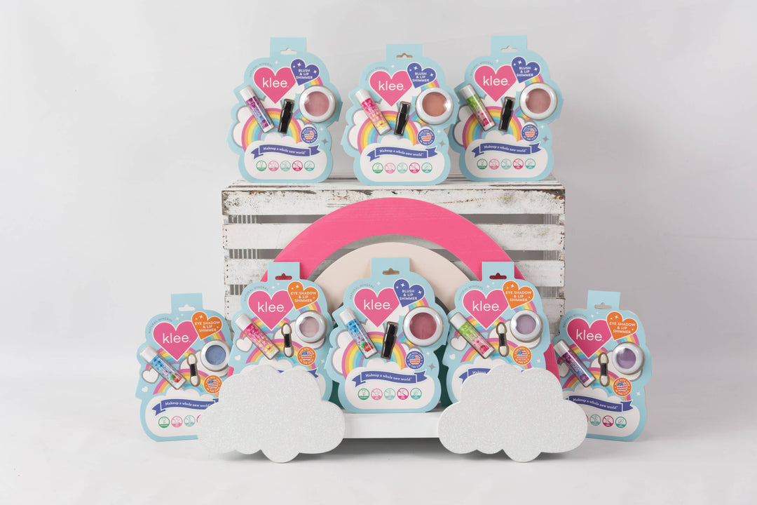 Klee Kids Cotton Candy Whisper - Blush and Lip Shimmer Set