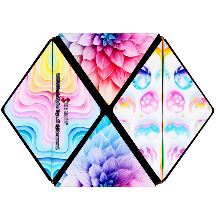 Shashibo Tie Dye Twist Magnetic Puzzle Cube