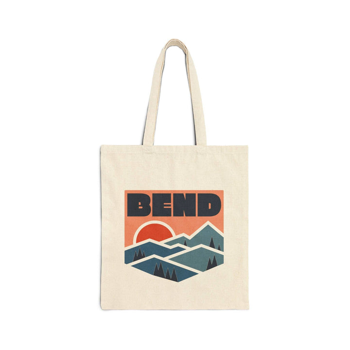 Hey Mountains Bend, Oregon Cotton Canvas Tote Bag