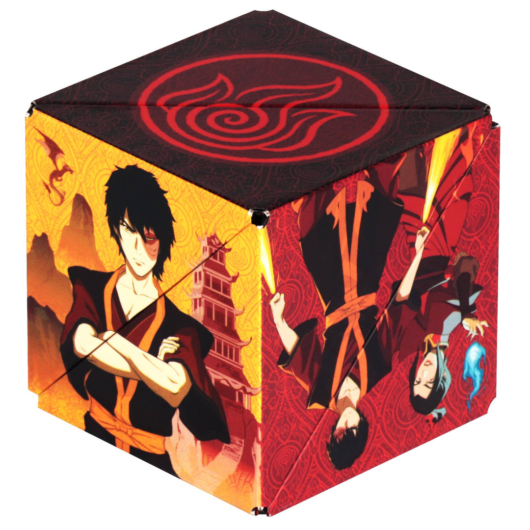Shashibo Avatar Fire Magnetic Puzzle Cube