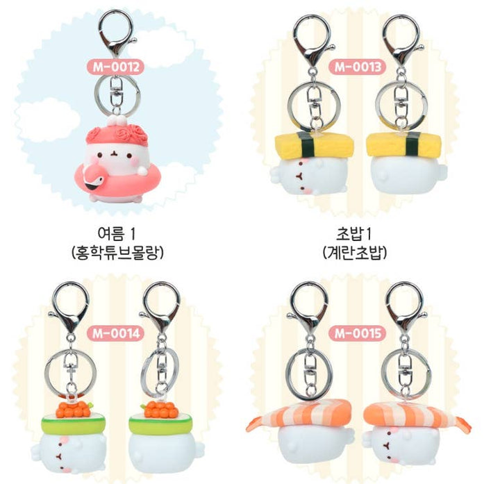 Molang Figure Keyring Bag Charms– Random Design