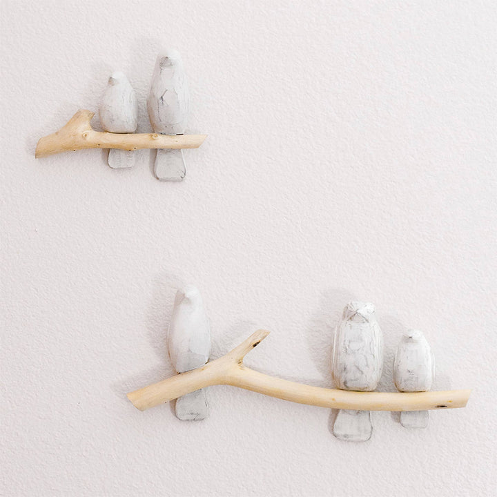Crane Baby Perch Wall Décor - 2-Pc.