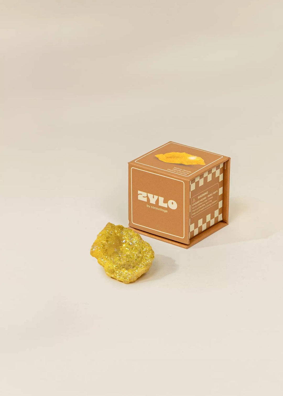 Coco Village Collectible Mineral - Yellow Geode