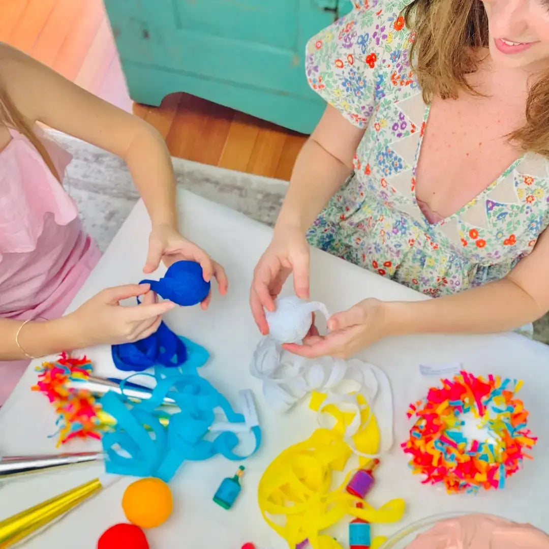 TOPS Malibu Mini Surprise Ball - Christmas Gold Metallic Stripes