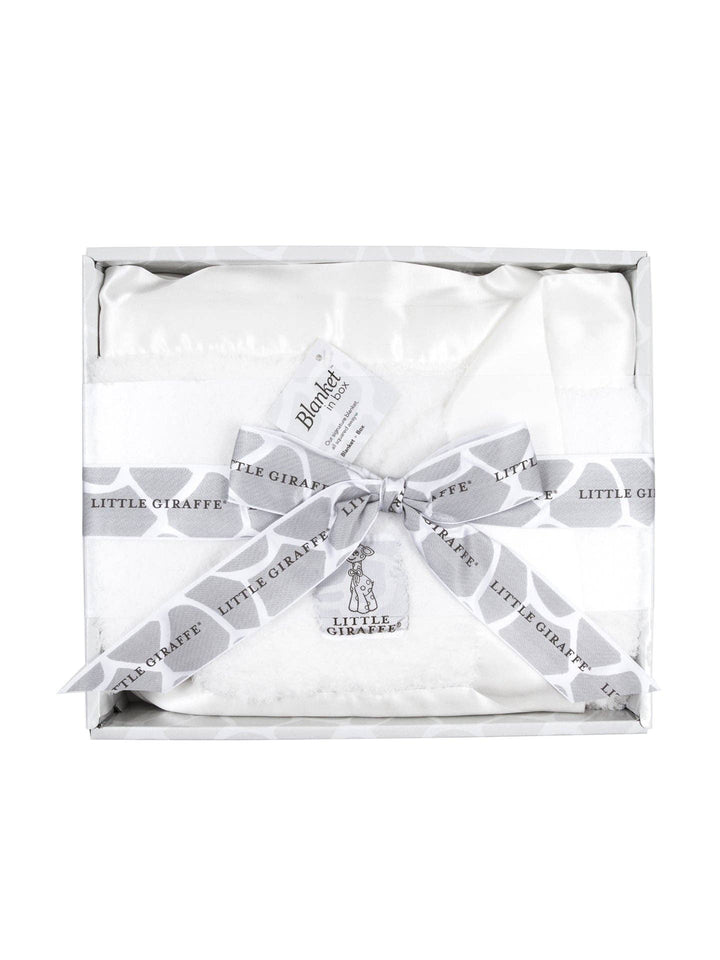 Little Giraffe Chenille Baby Blanket
