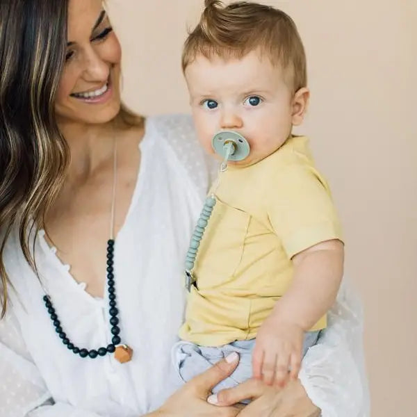 Chewable Charms The Collins - Black Teething Necklace
