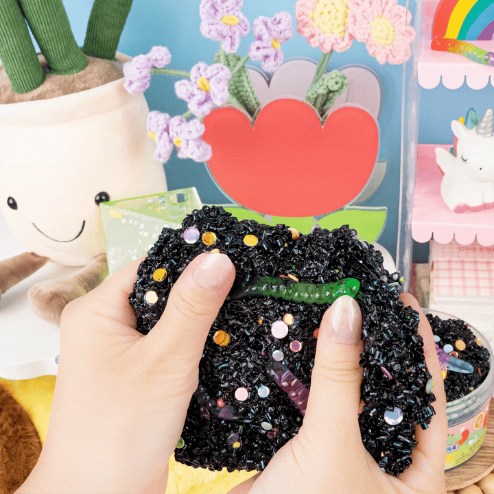 Kawaii Slime Dirt Cup Parfait Crunchy Signature Dome Slime