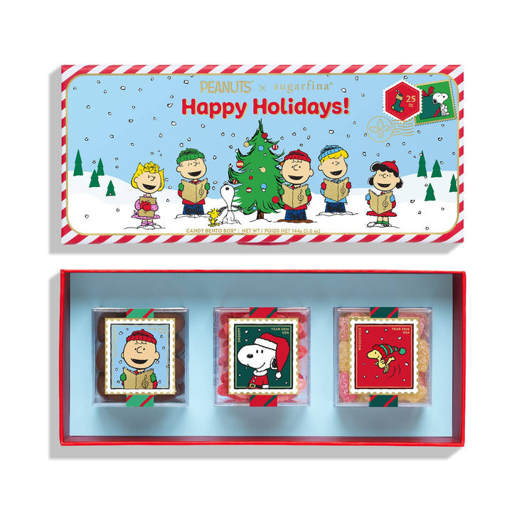 Sugarfina Peanuts Holiday Bento Box - 3pc