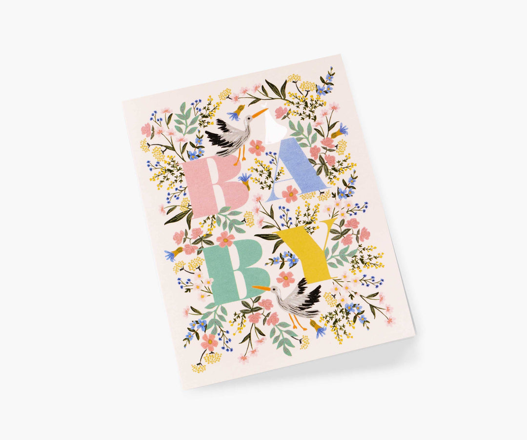 Rifle Paper Co Mayfair Baby Card