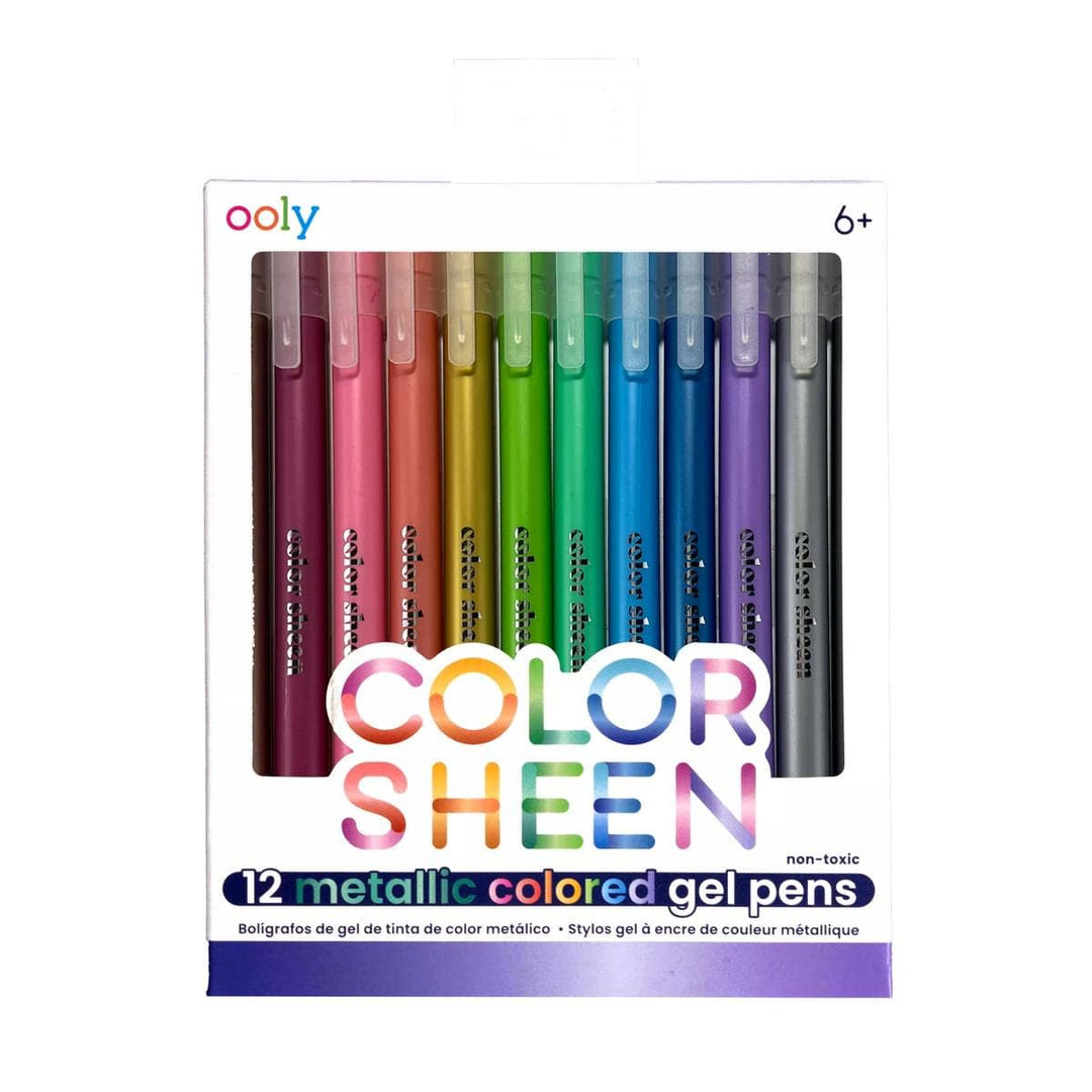 Ooly Color Sheen Metallic Colored Gel Pens (Set of 12)