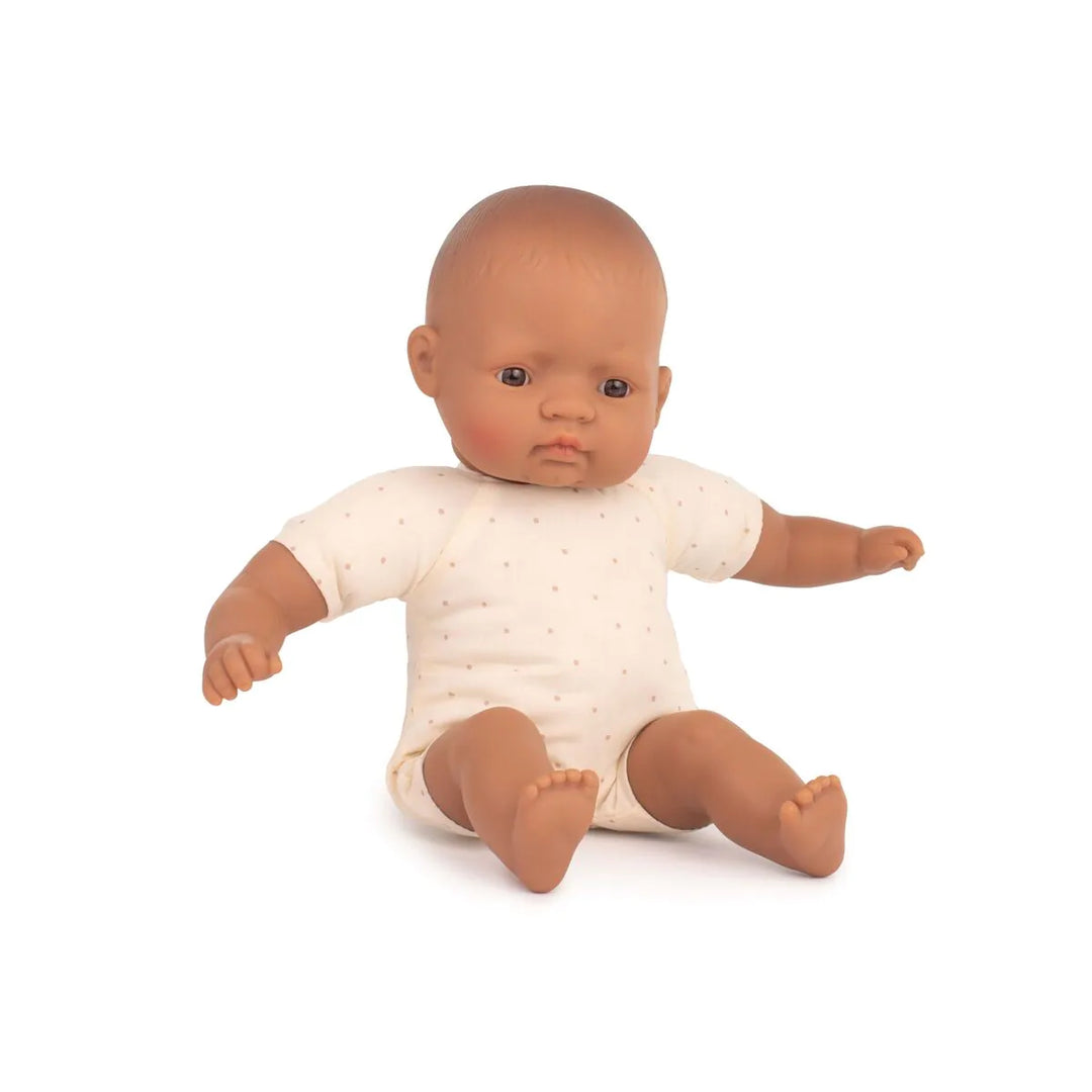 Miniland Hispanic Soft Baby Doll - 12 5/8 "