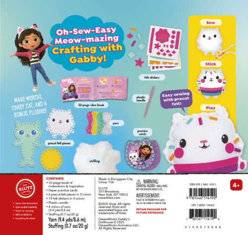 Klutz Gabby's Dollhouse My Simple Sewing – Hopscotch Kids