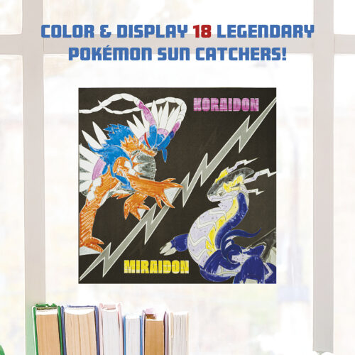 Klutz Pokemon Legendary Stained Glass Art