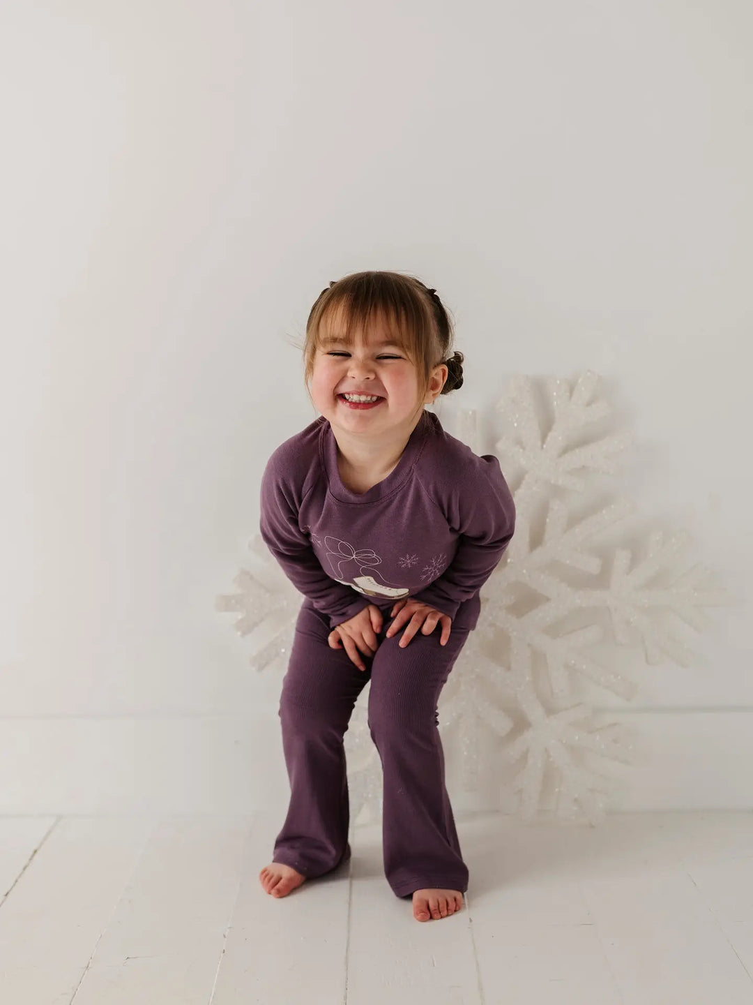 Babysprouts Flare Pants - Plum