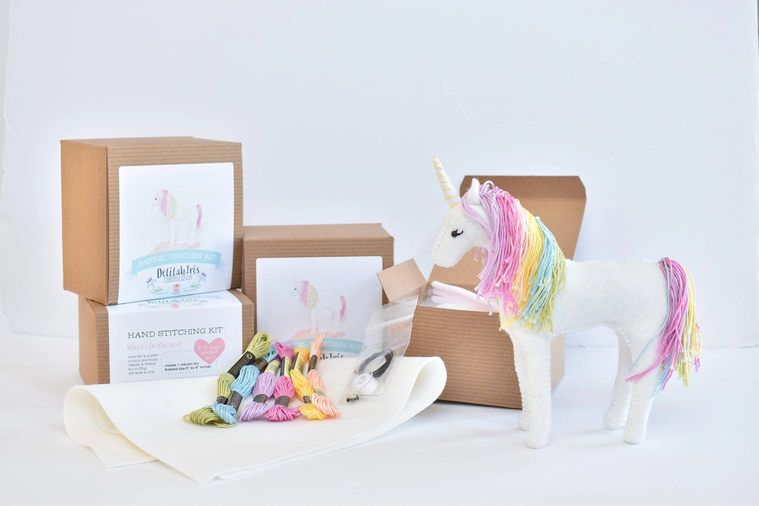 DelilahIris Designs Pastel Rainbow Unicorn Kit