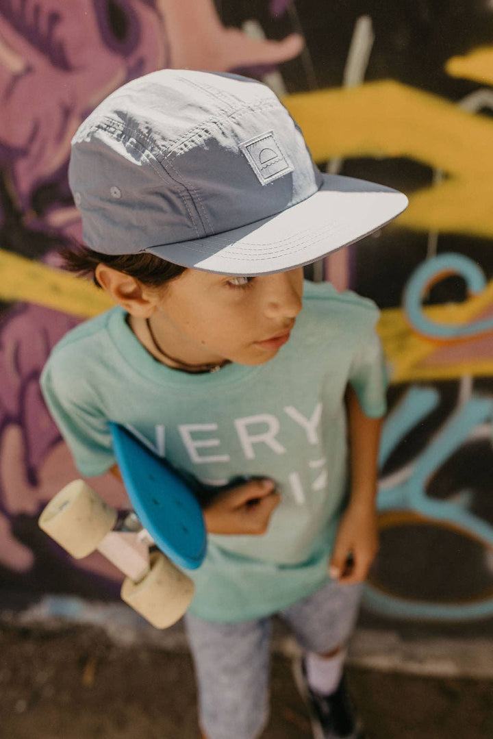 Hey August Five Panel Hat - Cove
