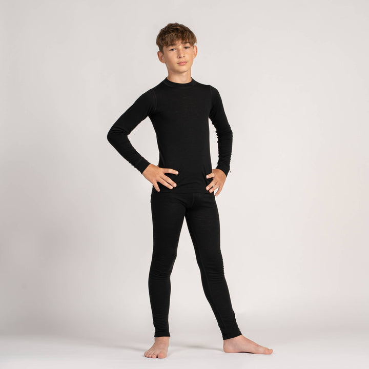 Menique Midweight Merino Thermal Long Sleeve & Bottoms 2-Piece Set