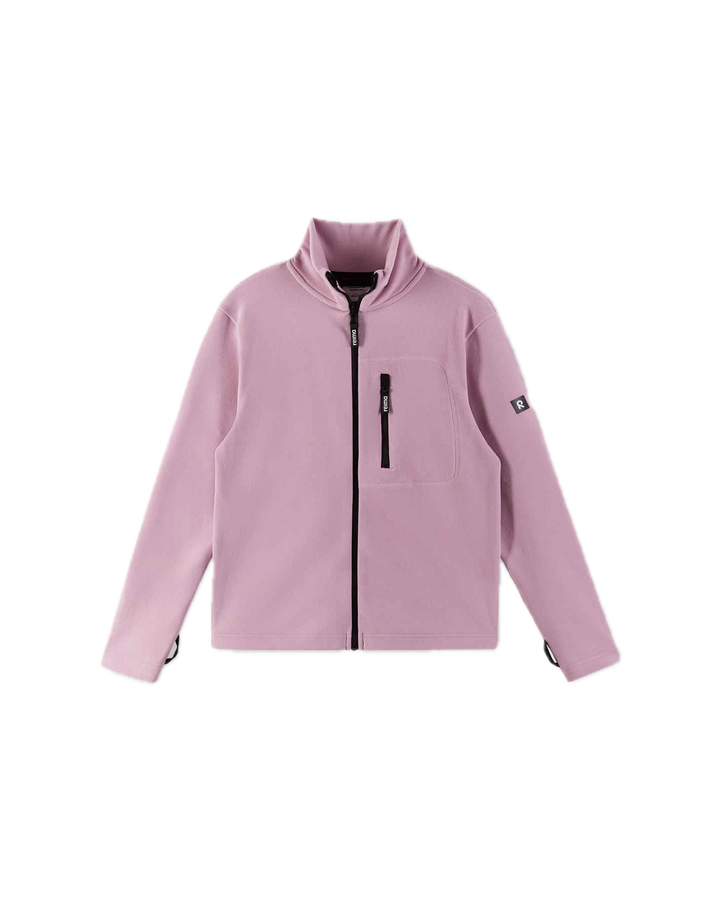 Reima Iisisti Soft Jersey Full Zip Sweater - Grey Pink