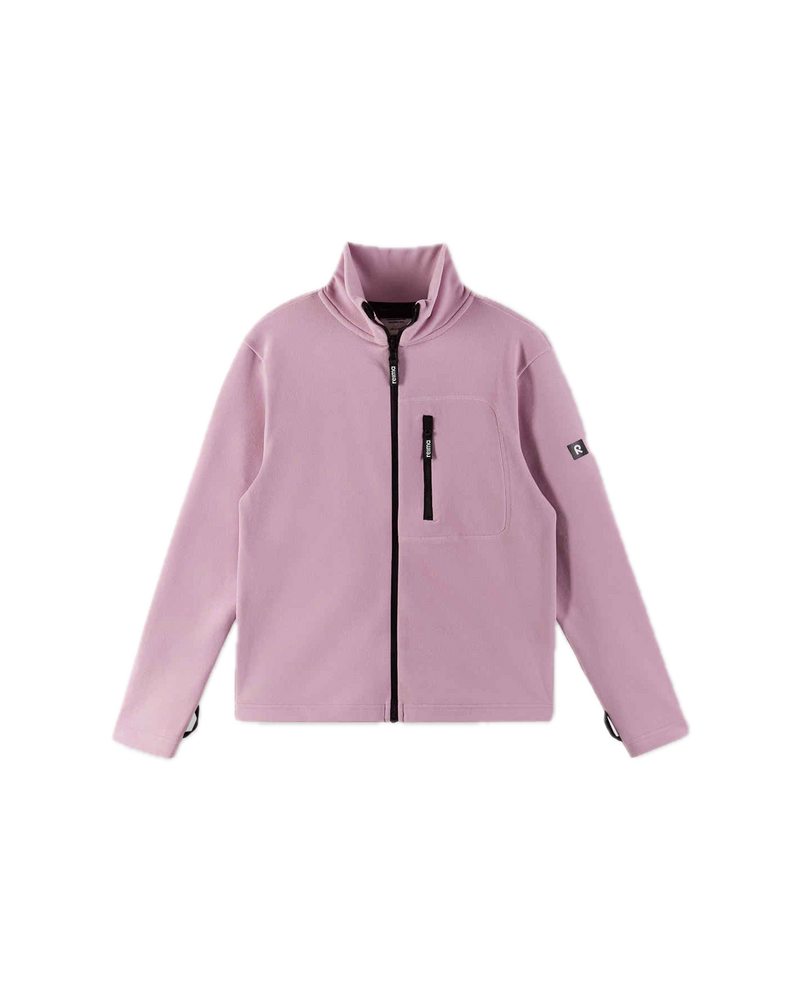 Reima Iisisti Soft Jersey Full Zip Sweater - Grey Pink