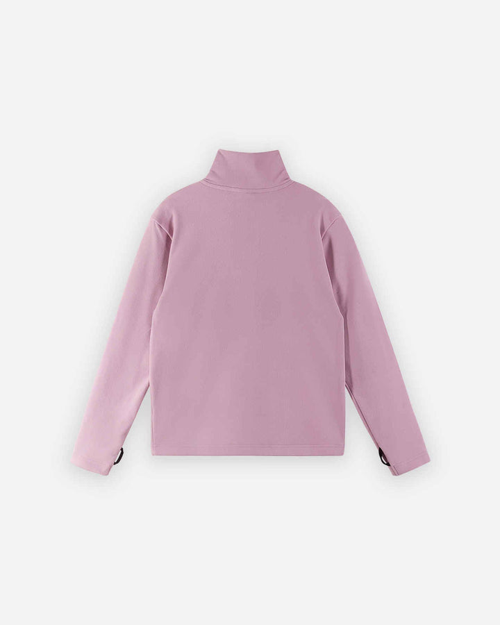 Reima Iisisti Soft Jersey Full Zip Sweater - Grey Pink