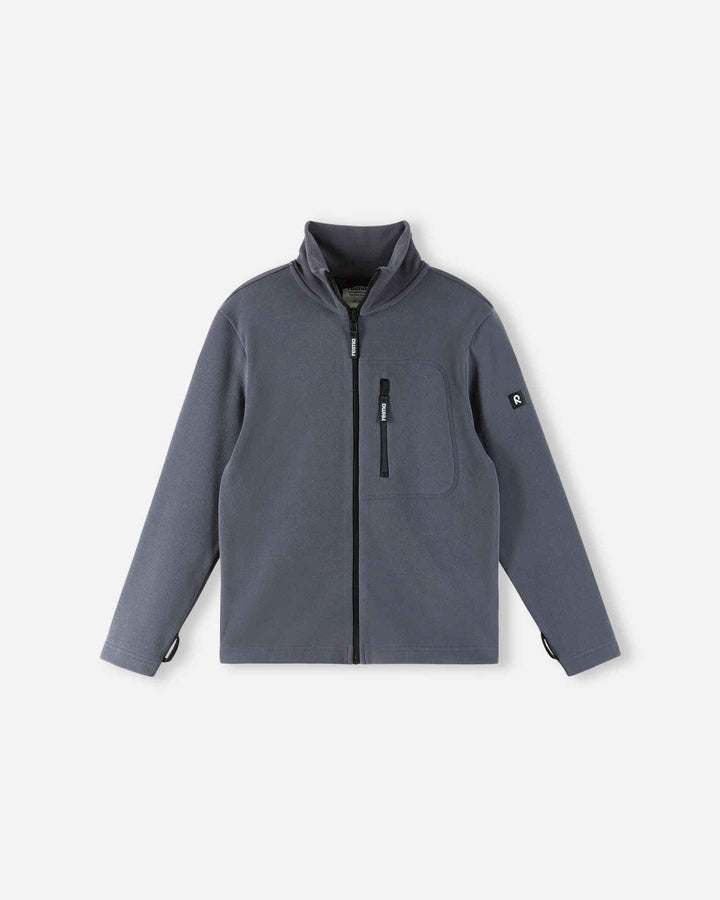 Reima Iisisti Soft Jersey Full Zip Sweater - Soft Black