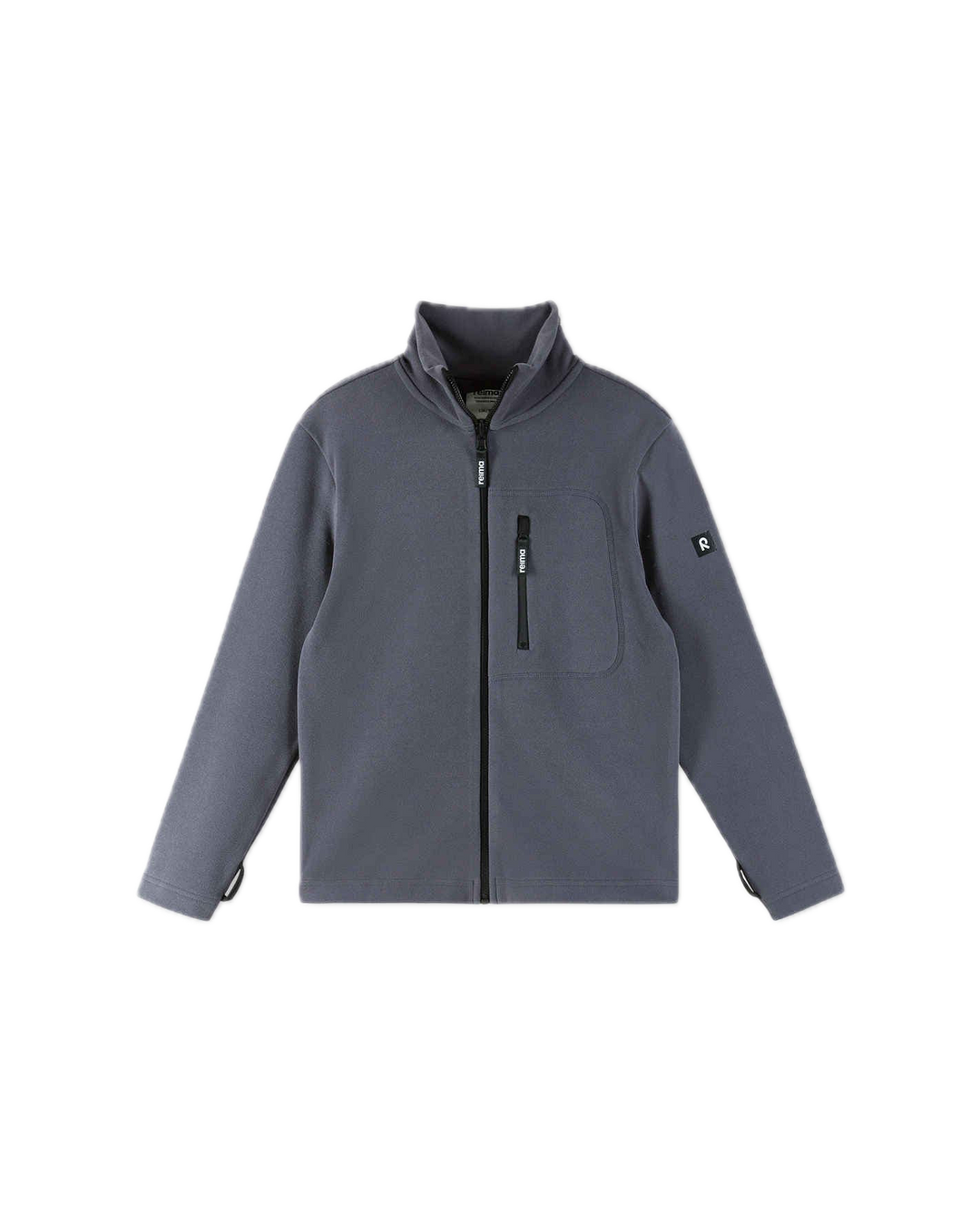 Reima Iisisti Soft Jersey Full Zip Sweater - Soft Black