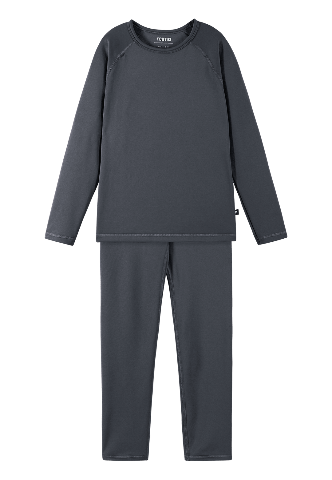 Reima Lampo Base Layer Set - Soft Black