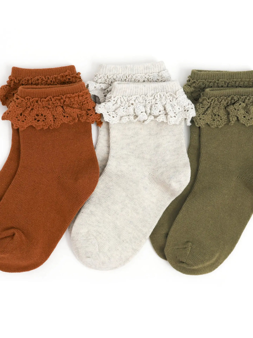 Little Stocking Co. Lace Midi Sock - Roadtrip - 3-Pack