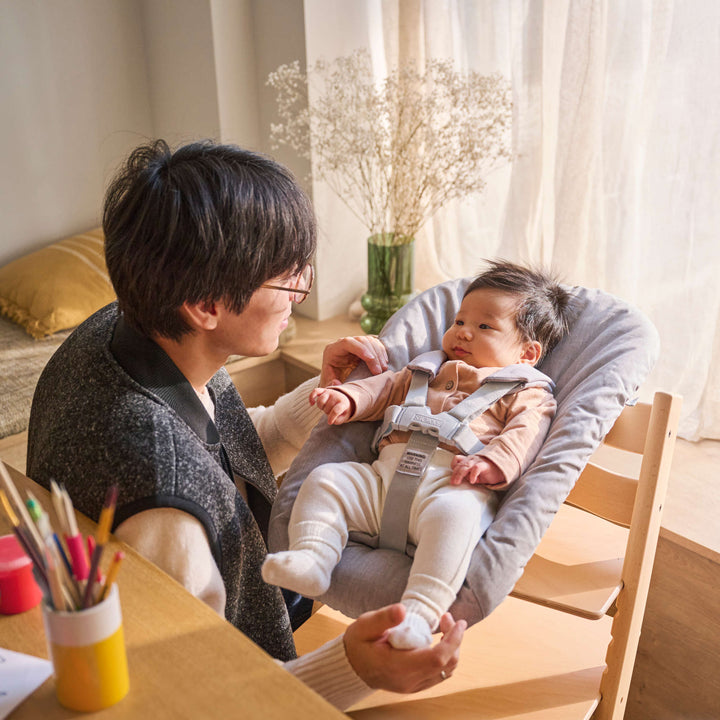 stokke tripp trapp infant seat Tripp Trapp Newborn Set by Stokke Anthracite