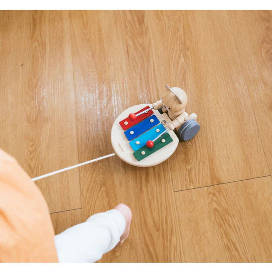 Plan Toys Pull Along Musical Bear