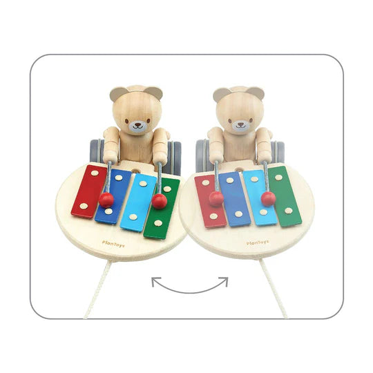 Plan Toys Pull Along Musical Bear