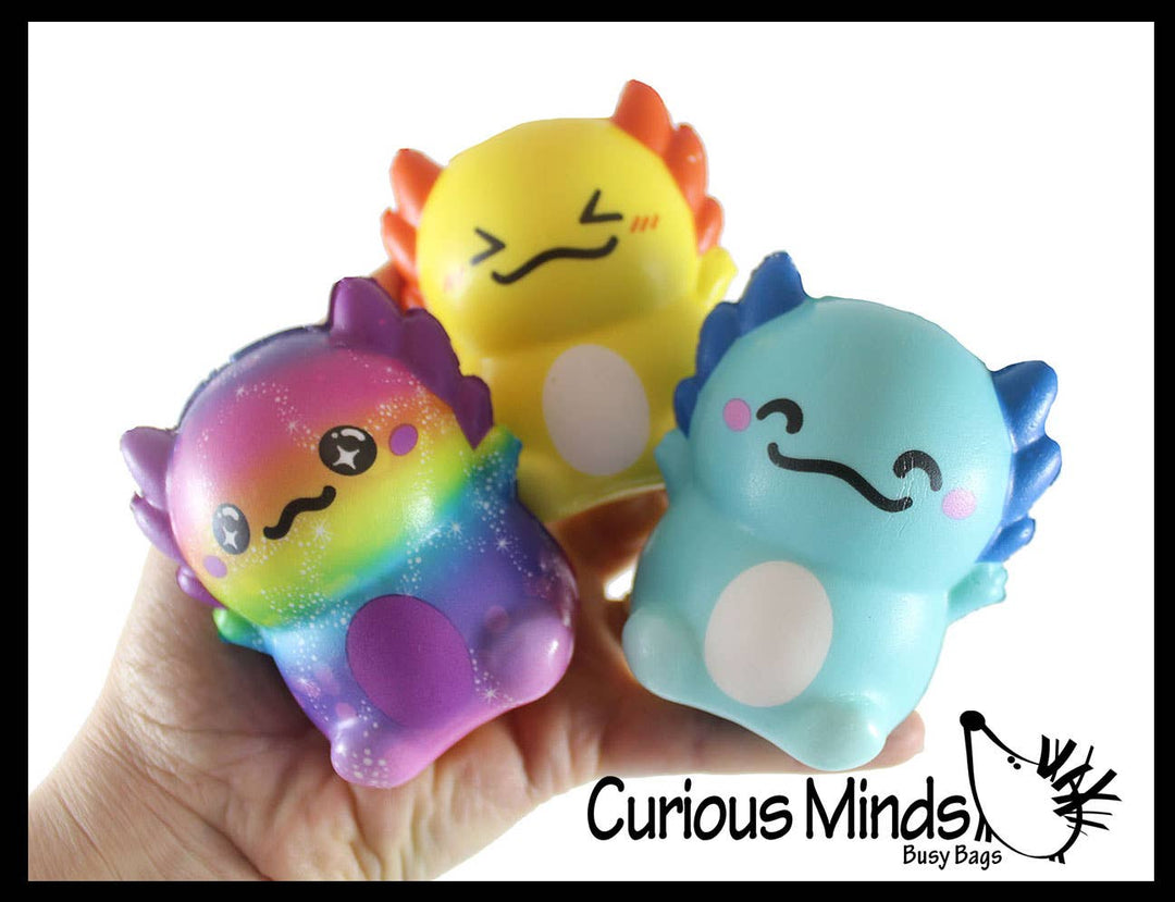 Curious Minds Toys Axolotl Slow Rise Squishy Toys