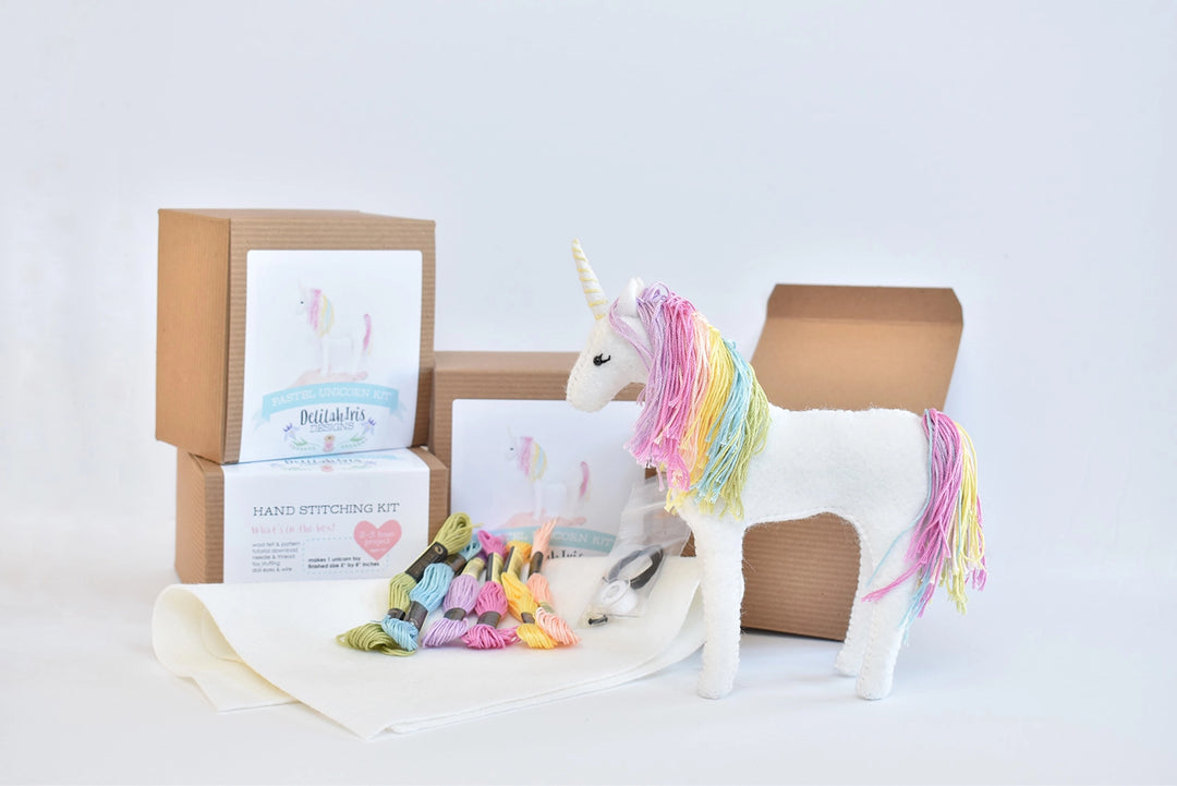 DelilahIris Designs Pastel Rainbow Unicorn Kit
