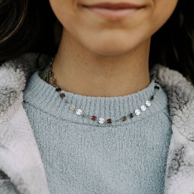 Mauve Jewelry Co. Chloe Gold Filled Coin Necklace