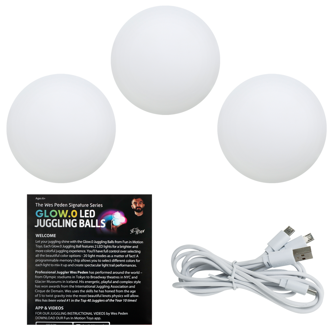 Glow.0 LED Juggling Ball Set, Wes Peden