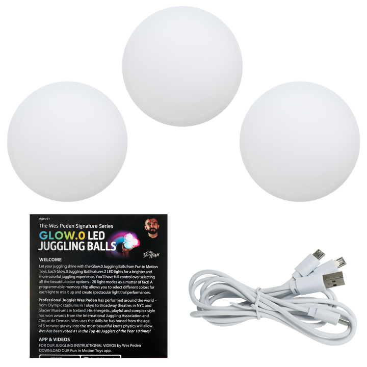 Glow.0 LED Juggling Ball Set, Wes Peden