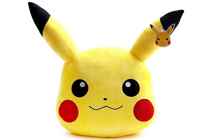 Pokemon Pikachu Soft Face Deco Gift Cushion- 40cm
