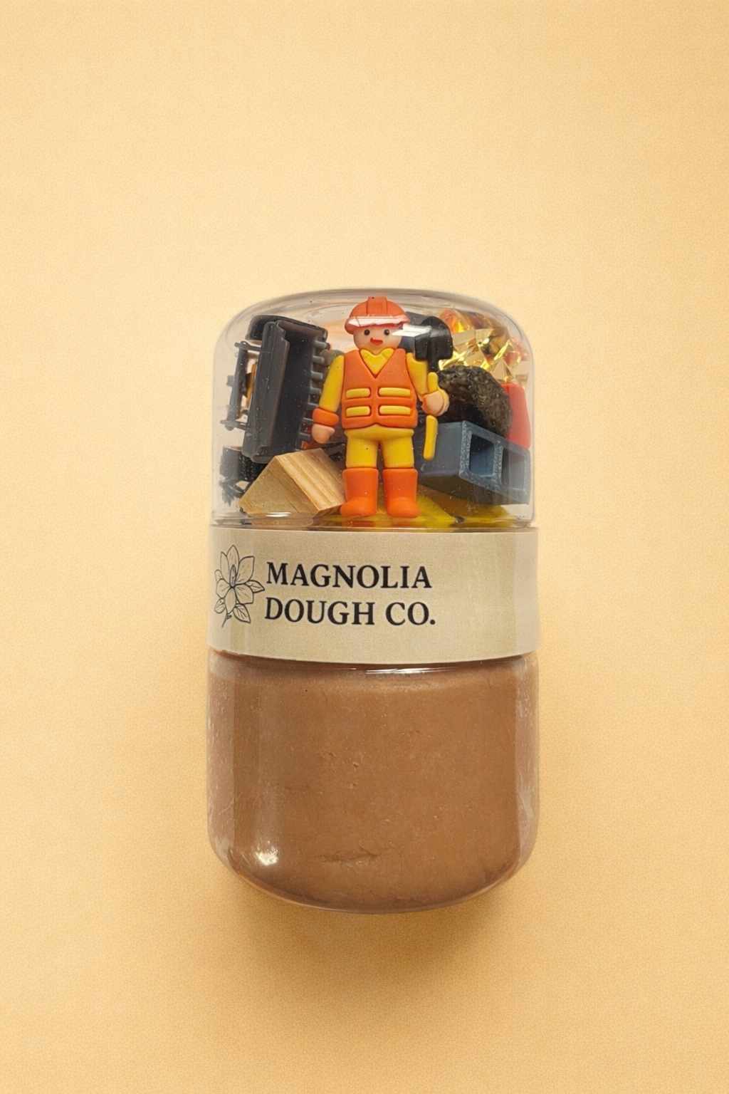 Magnolia Dough Co. Sensory Play Jar - Construction