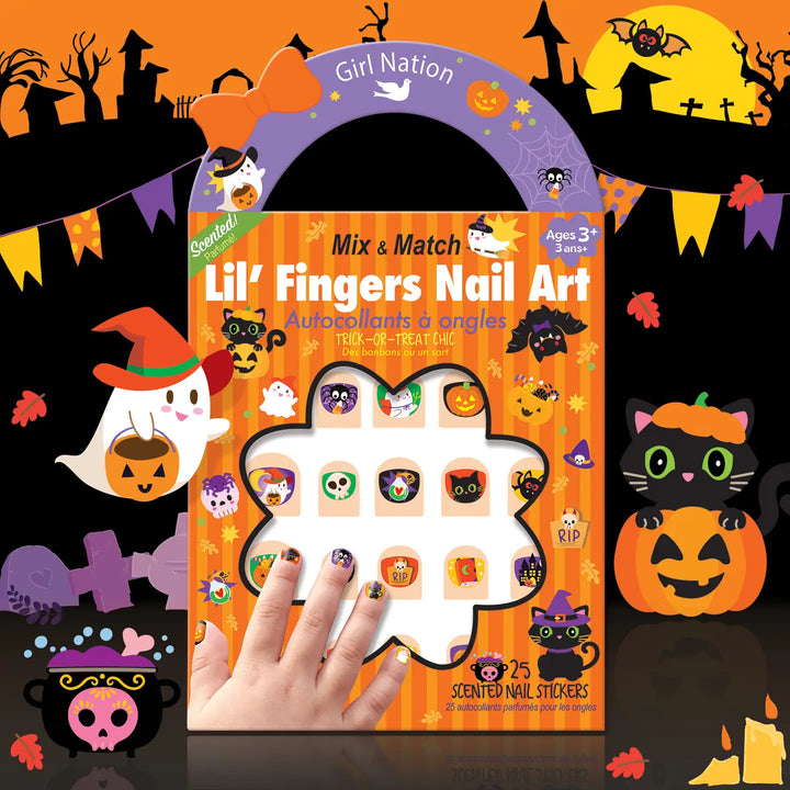 Girl Nation Lil' Fingers Nail Art Halloween Nail Stickers